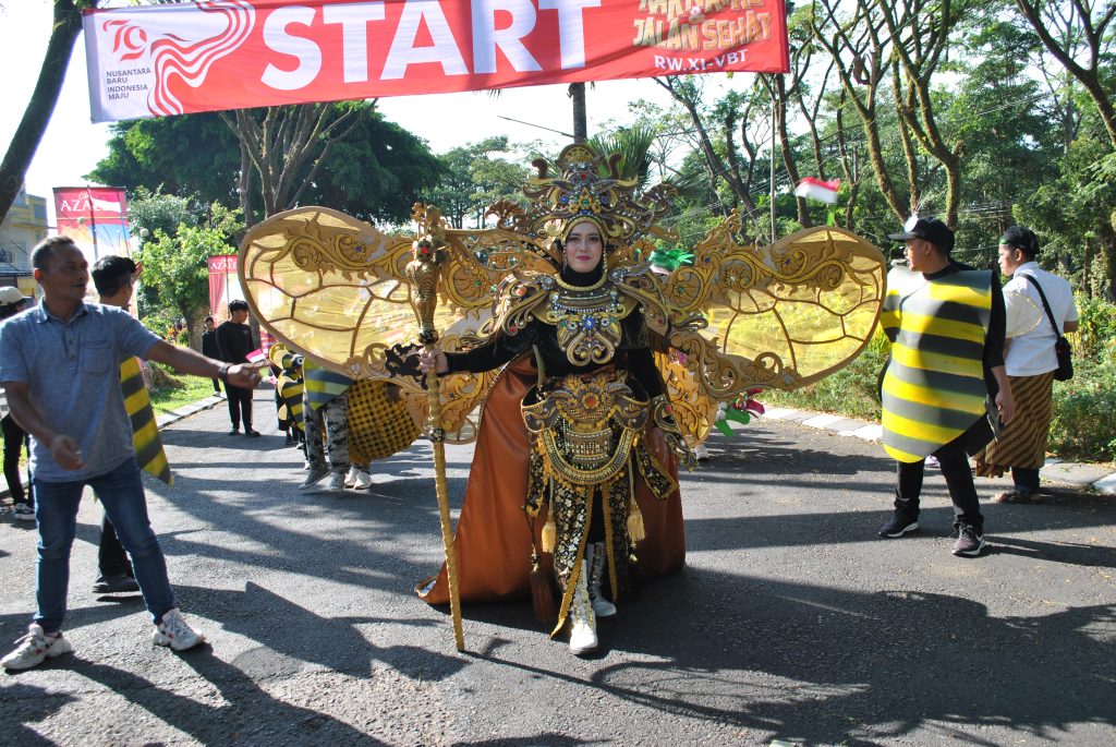 RW XI Merjosari Gelar Karnaval dan Jalan Sehat Peringati HUT RI ke-79