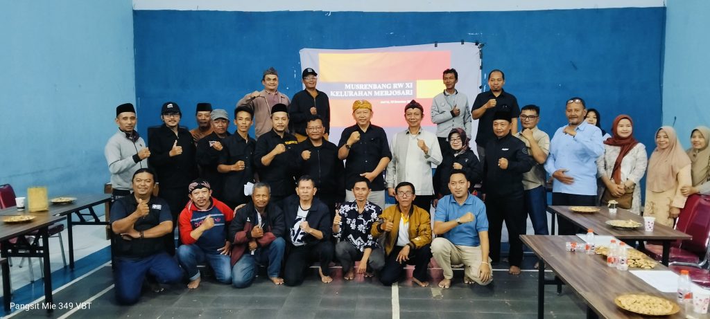 Musyawarah Rencana Pembangunan RW XI Merjosari Tahun 2024 Berlangsung Sukses